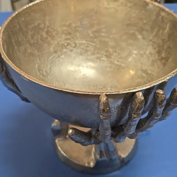 Silver Skeleton Hand Bowl - Picture 3 of 4